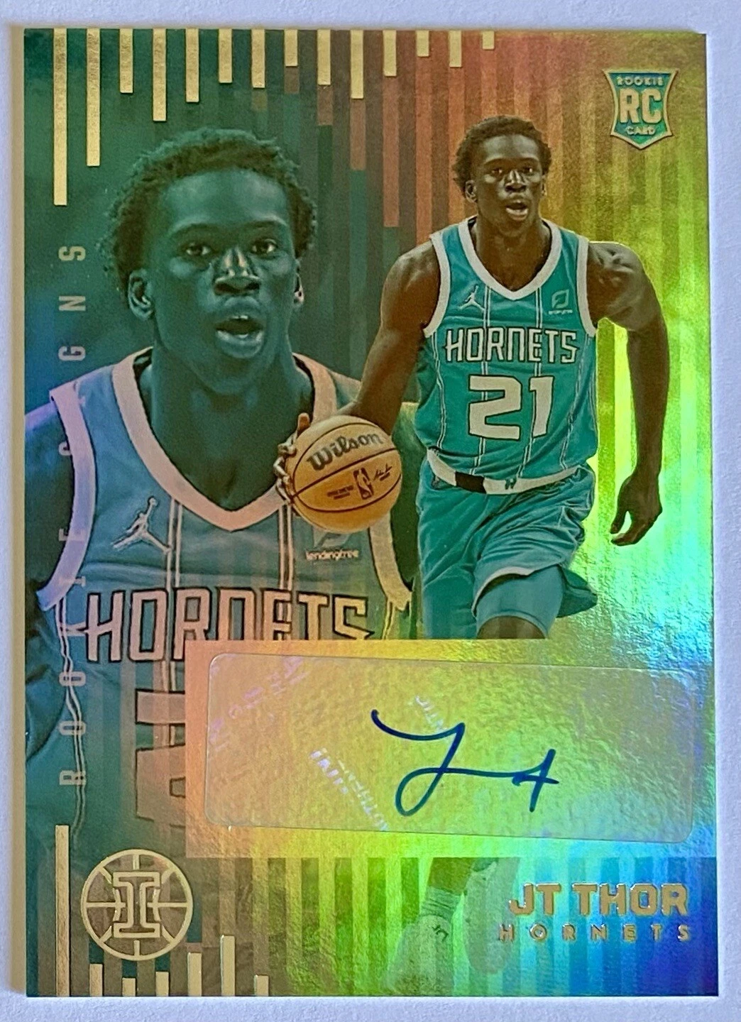 2021-22 Panini Illusions JT Thor Rookie Signs Auto RC Basketball NBA #RS-JTT