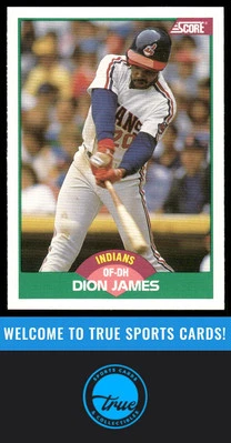 1989 Score Rookie & Traded #51T Dion James - Image 1 of 2