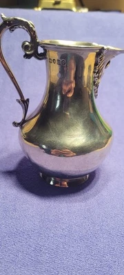 Antique Solid Silver Cream Jug Thomas White London 1875 Hallmarked 185g - Image 1 of 4