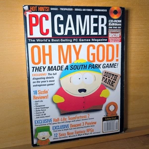 PC Gamer Magazine January 1999 South Park 352 Pages! NO LABEL - Picture 1 of 7