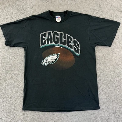 Camisa De Colección Philadelphia Eagles Para Hombres XL Negra NFL Deporte Fútbol Manga Corta Foto 1 de 4