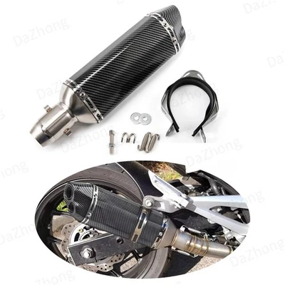 Universa 51mm 2" Slip-On Muffler Exhaust Pipe For Suzuki GSF250/400 Bandit  - Imagem 1 de 4