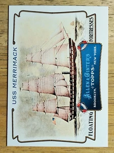2011 Topps Allen and Ginter Floating Fortresses #FF9 USS Merrimack - Bild 1 von 2