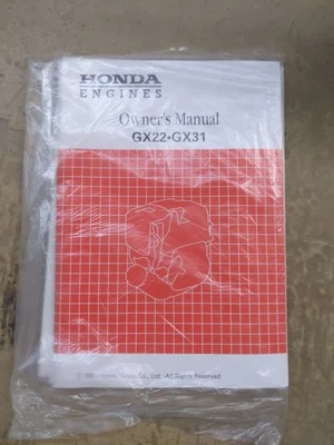 Honda Engines GX22•GX31 manual del propietario, edición 2003 Foto 1 de 2