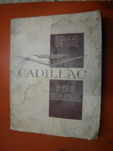 1962 CADILLAC ALL MODELS ORIGINAL FACTORY SERVICE MANUAL SHOP FLEETWOOD DE VILLE - Imagen 1 de 7