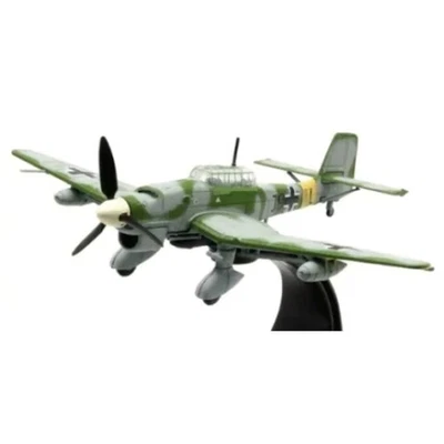 1/100 Diecast Aleación Segunda Guerra Mundial Alemán Stuka Junkers Ju-87 B-2 Bombardero Modelo Recuerdo Foto 1 de 4