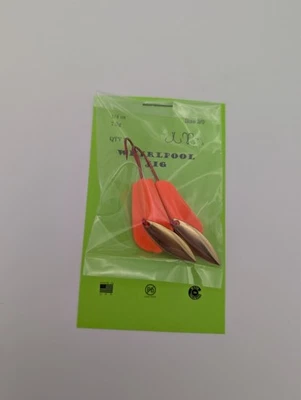 Plantilla de hielo CANTIDAD 2 WTA Whirlpool Velocidad media Gancho rojo Trucha Walleye Lucio Lubina Foto 1 de 4