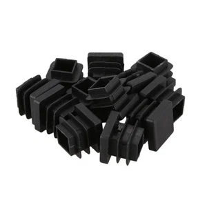 12 Pcs 15mm x 15mm Plastic Square Caps Tube Pipe Inserts End Blanking F8M47694 - Picture 1 of 8