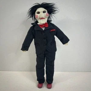 Vtg Saw Movie Billy The Puppet Jigsaw Plush figure NECA 9" Inch Doll Toy - Picture 1 of 7