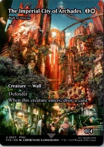 The Imperial City of Archades - Wall of Omens (Showcase) U FINAL FANTASY FCA 27 - Picture 1 of 1