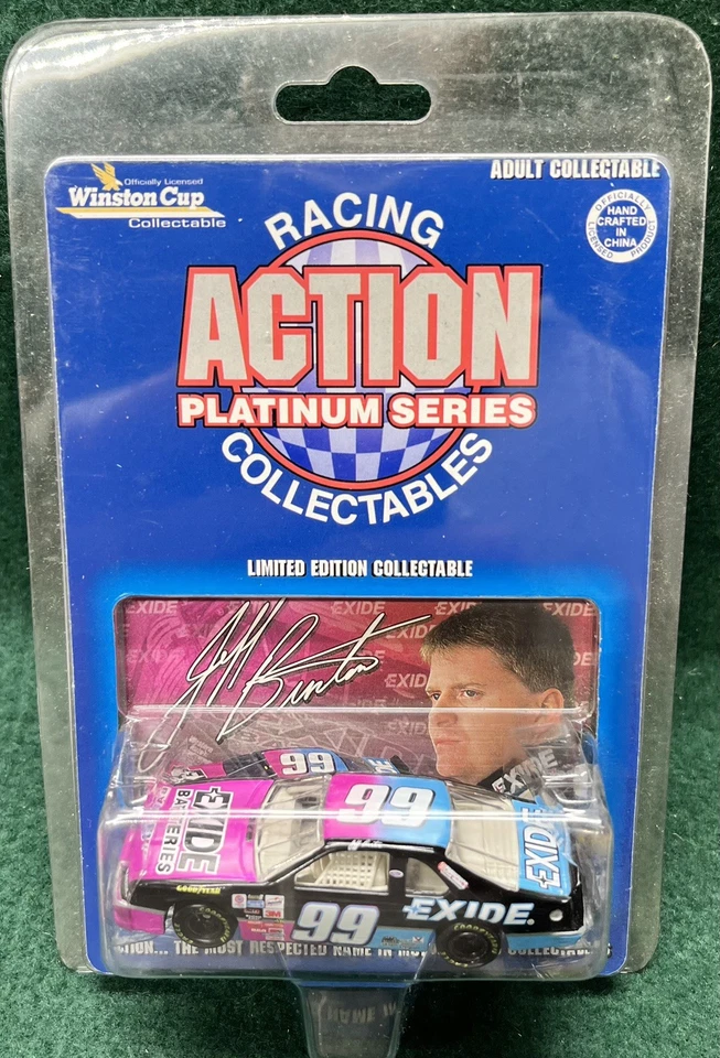 Baterías Jeff Burton #99 Exide 1996 Ford Thunderbird 1:64 Action Platinum Series Foto 1 de 1