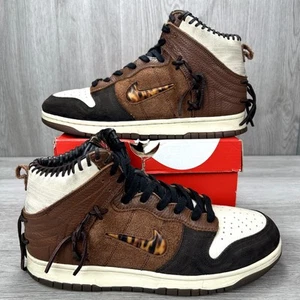 Nike Dunk High Bodega Legend Fauna Brown Leather Mens 11.5 CZ8125-200 Sneakers - Picture 1 of 14
