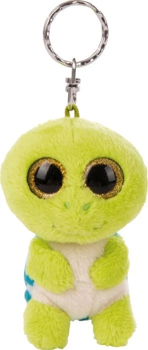Nici 48762 Schlüsselanhänger GLUBSCHIS Schildkröte Welloni grün 9cm GREEN