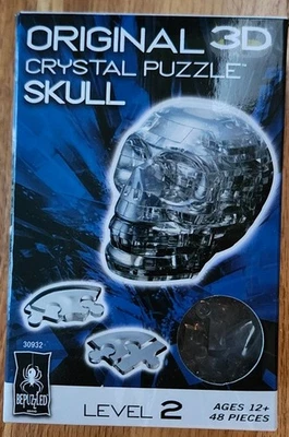 Rompecabezas de cristal 3D desconcertado - Calavera, nuevo, sin abrir Foto 1 de 3
