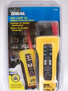 Probador de voltaje/continuidad IDEAL VOL-CON XL 61-086 NUEVO - Imagen 1 de 4