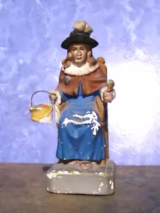 Very old New Mexico ceramic statue catholic processional Santo Figure 8"Tall - Picture 1 of 22