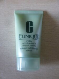 Clinique 7 Day Scrub Cream Rinse-off Formula 30ml travel size