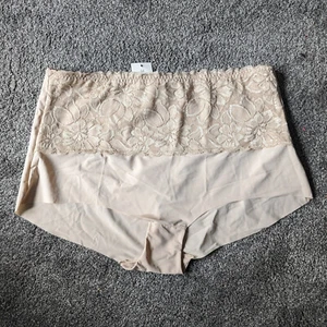 SIZE 22 LIGHT CONTROL PANTS FULL BRIEFS - PRETTY NO VPL LACE TRIM KNICKERS BNWT - Picture 1 of 1
