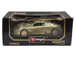 Bburago Diamonds 1:18 Scale 1991 Bugatti EB 110 Diecast Car Model | Grey | #3045 - Picture 1 of 10