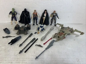 Star Wars 1995 Lot of 21 Piece Action Figures Kenner Luke Darth Vader Hans Solo - Picture 1 of 18
