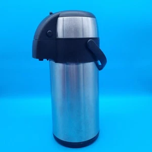 Unbranded Thermal Insulated Flask 3L Stainless Steel Pump Action Camping Travel - Picture 1 of 18