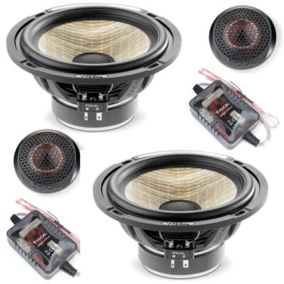 Focal PS165FE Flax Evo Series 2 Way 6.5" Car Door Component Speakers 70w RMS - Image 1 of 4