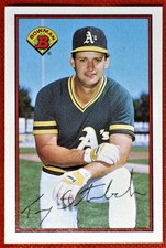 1989 Bowman #193 TERRY STEINBACH Oakland Athletics..............S00261