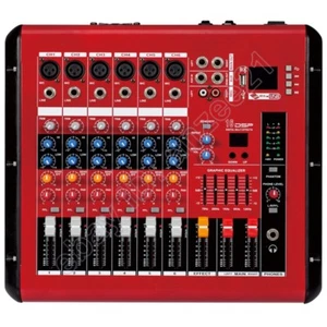 Red Wireless Bluetooth 1600W Power 6 Channel USB DSP Audio Mixer Mixing Console - Picture 1 of 6