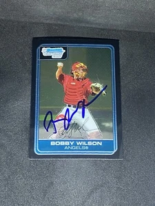 Bobby Wilson 2006 Bowman Chrome #BC6 Los Angeles Angels Autographed Signed Card - Picture 1 of 3