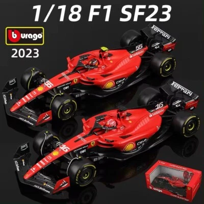 Macchina F1 Burago 1:18 SF-23 Scuderia Ferrari N 16 Carles Leclerc Formula Uno - Immagine 1 di 2