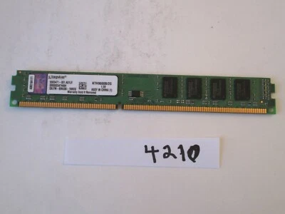 Kingston KTH9600B/2G 2Gb PC3-10600 1333Mhz DDR3 Desktop Memory RAM (4210) - Image 1 of 2