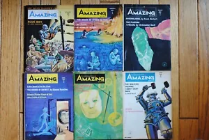 Amazing Stories Jan to Jun 1965 Fritz Leiber, Frank Herbert, Roger Zelazny - Picture 1 of 22