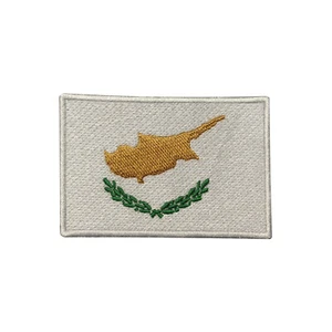 Cyprus National Country Flag Patch Iron On Patch Sew On Badge Embroidered Patch - Picture 1 of 1