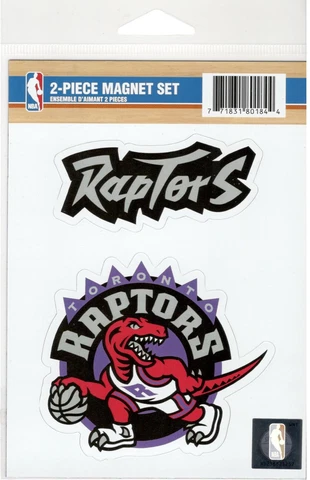 Toronto Raptors Hardwood Classic Retro Logo Basketball Collectors 2 Piece Magnet Cover