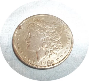 K657~ BELLO 1902 - Morgan argento $1 dollaro - Foto 1 di 5