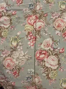 Edredón Vintage Ralph Lauren Tres Grand Charlotte COMPLETO/QUEEN Salvia Floral - Imagen 1 de 4