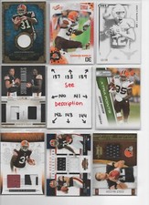 Cleveland Browns LOADED U-PICK Serial #'d JERSEY AUTO Rookie  Mayfield Chubb WOW
