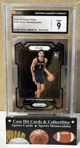 2023-24 Panini Prizm #136 🔥Victor Wembanyama🔥 (RC) CGC 9 - Picture 1 of 2