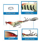 Fish à pêche à pêche rotatif en métal fausse paillette rotative 