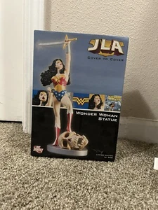 NM JLA Cover to Cover Wonder Woman Statue DC Direct 2007 #2698/3100 C-8 Box - Picture 1 of 5