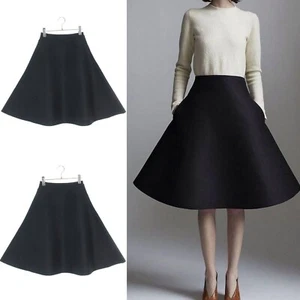 Celine Phoebe Philo Silk MIkado Skirt Black 34 - Picture 1 of 6