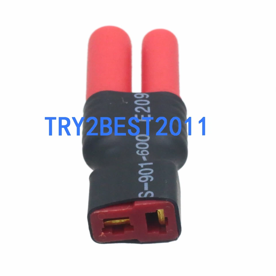 New 4MM 4.0MM Bullet Connector to Female T-Plug Adapter fr RC HXT Power - Image 1 of 1