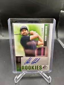 Gioco 2021 SP usato Adam Hadwin prima maglietta rookies patch auto /499 #54 Qtà - Foto 1 di 2