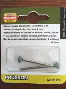 Proxxon Micromot 28272 Frese A Gambo In Carburo Di Silicio Lenticolari 8mm - Foto 1 di 1