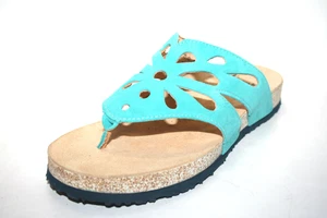 Think Gr 41 Damen Schuhe Zehentrenner Pantoletten Naturschuh Shoes for women New - Bild 1 von 5