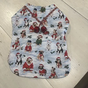 Dog Pet Christmas Outfit M Medium~Karla Bunnell~Dogs Puppies Snow Theme~jingles - Picture 1 of 16