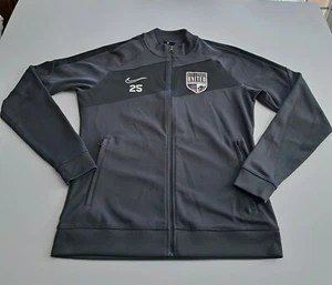 Nike Dri-Fit Youth's Medium Gray Jacket Billings United Soccer Club Full Zip - Picture 1 of 8
