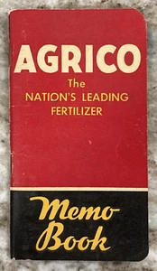 AGRICO Fertilizer Memo Booklet 1947 Agriculture Advertisement Memo Book A992 - Picture 1 of 6