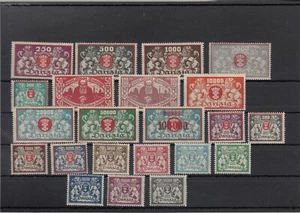 DANZIG, 1923 Lot mit 119-22, 130, 131-32, 143-46, 147-49,150, 151-57 *, (34866) - Bild 1 von 1