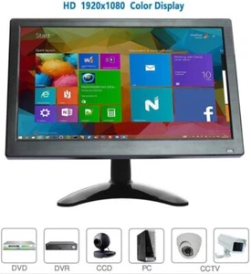 11.6" IPS LCD CCTV Screen Display DSLR Raspberry Monitor USB/MP5/VGA/HDMI 1080P - Picture 1 of 12